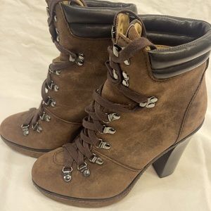 Coach “Carol” Brown Sueded Bootie